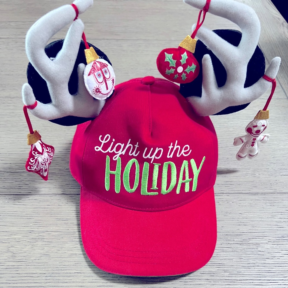 Light up the holidays Disney adjustable hat